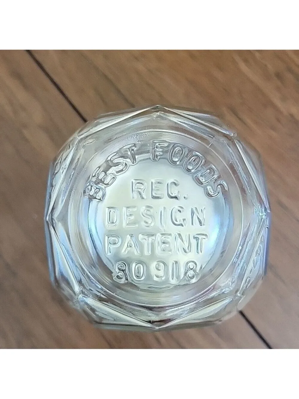 Vtg Best Foods Glass Mayonnaise Jar, Rare Find!